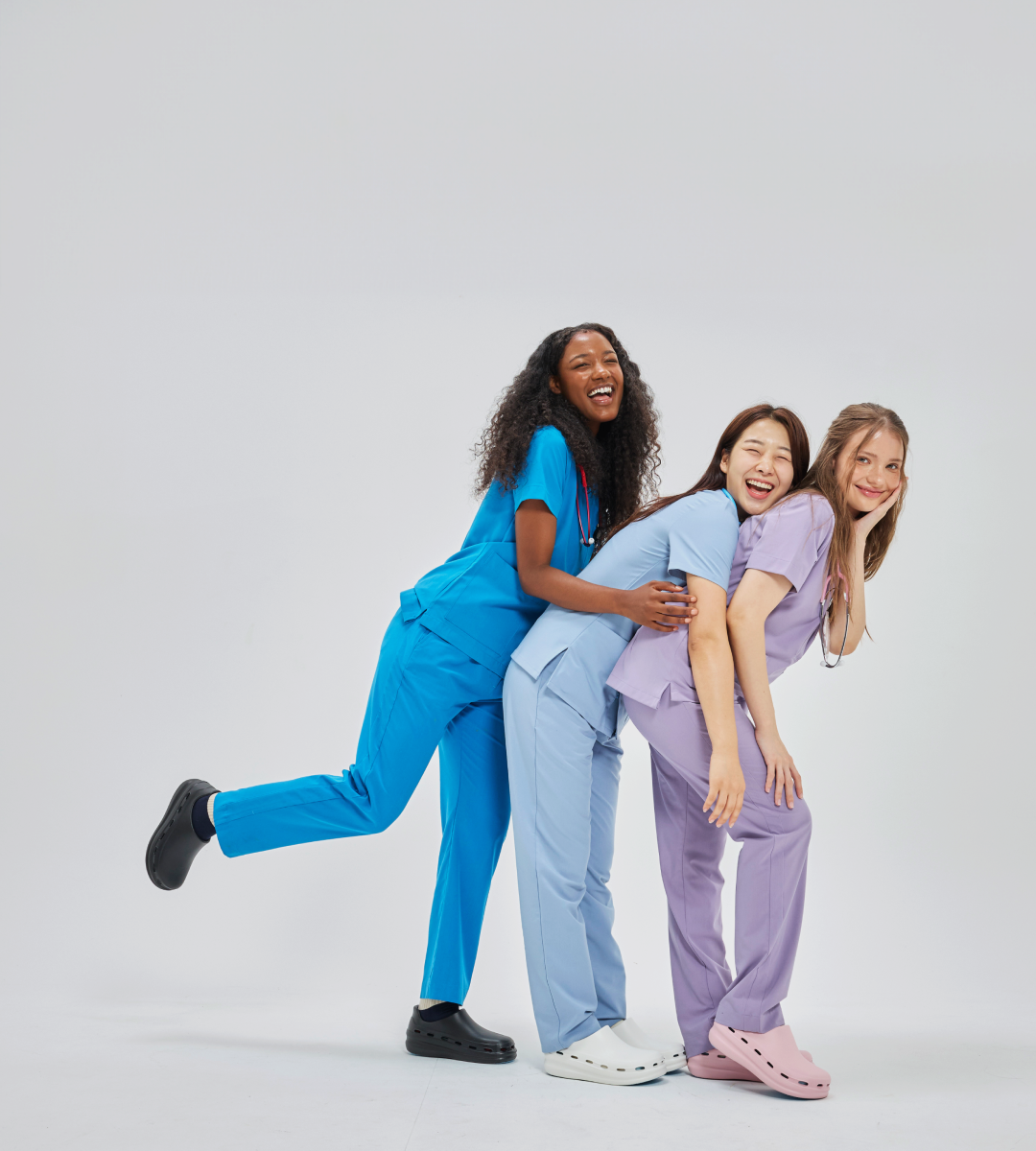 NurFit brand banner showcasing innovative slip-resistant nursing shoes for healthcare professionals.