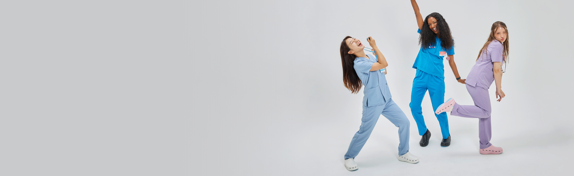 NurFit brand banner showcasing innovative slip-resistant nursing shoes for healthcare professionals.