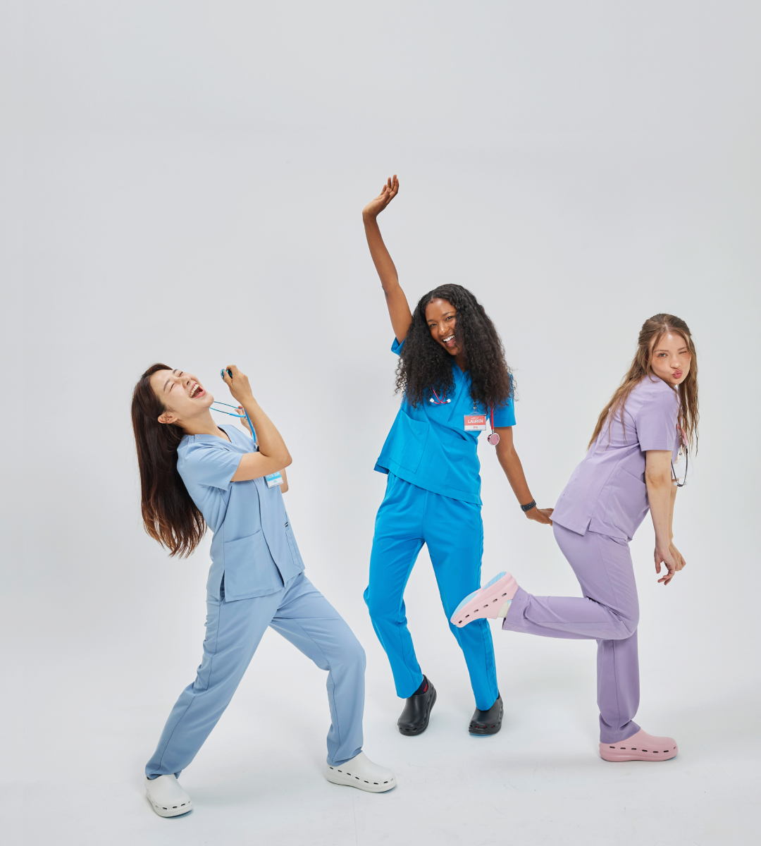 NurFit brand banner showcasing innovative slip-resistant nursing shoes for healthcare professionals.